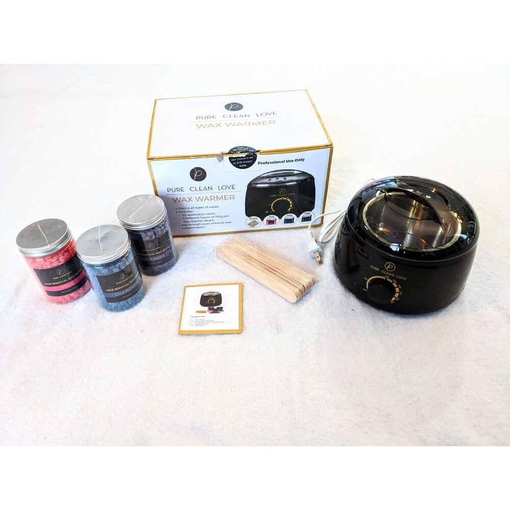 Professional Wax Warmer Heater Hair Removal Depilator Hot Wax Beans Portable Kit
